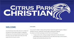 Desktop Screenshot of citrusparkchristianschool.com